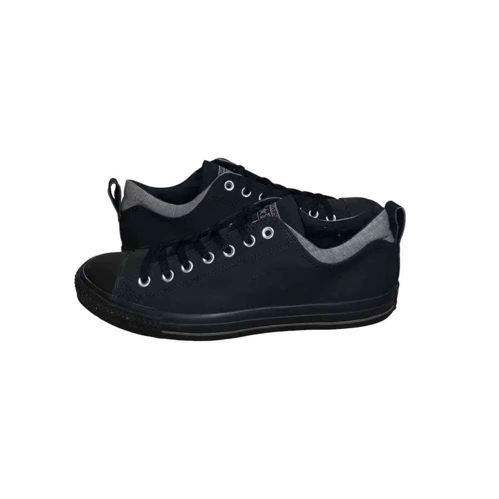 Converse Chuck Taylor All Star Street Low 131306C Black/Grey Faux Suede Sneakers